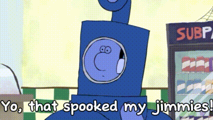 Sublo And Tangy Mustard Scared GIF