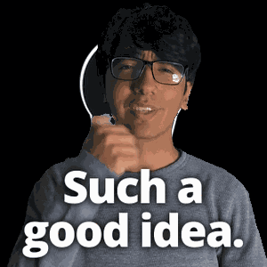 Such A Good Idea Great Idea GIF