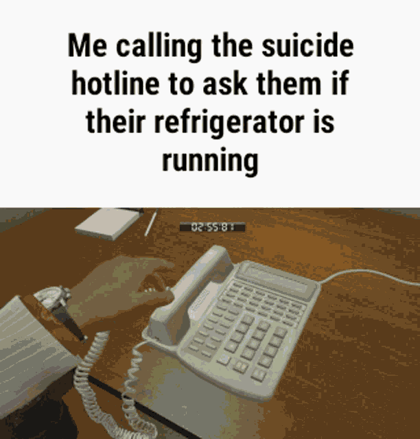 Suicide Hotline GIF