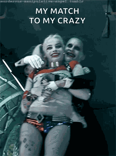 Suicide Squad Hug GIF
