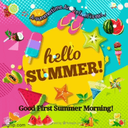 Summer Season Good Morning Summer GIF