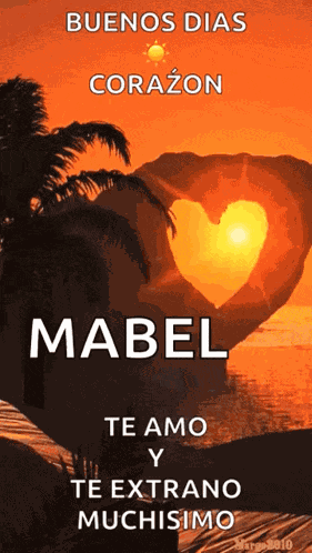 Sun Set Heart GIF