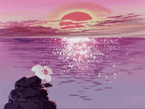 Sunset Anime GIF