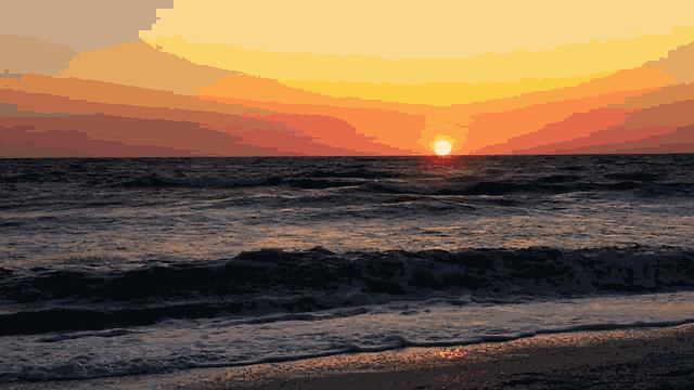 Sunset Ocean GIF