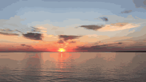 Sunset Sea GIF