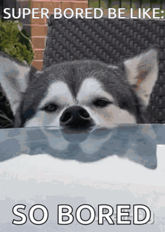 Super Bored So Bored GIF
