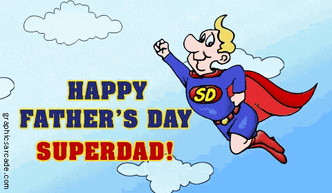 Super Dad Happy Fathers Day GIF