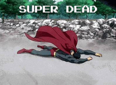 Super Dead Superman GIF