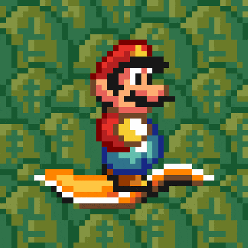 Super Mario Flying Carpet GIF
