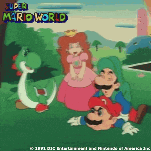 Super Mario World Super Mario World Cartoon GIF