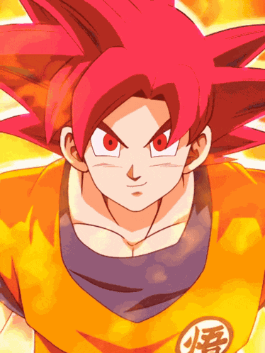 Super Saiyan God Goku And Super Saiyan God Vegeta Divine Warriors With Infinite Power GIF