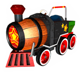 Super Smash Bros Brawl Barrel Train Sticker