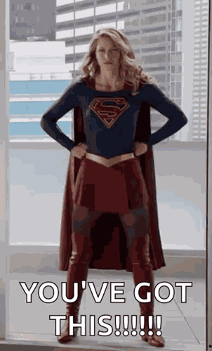 Supergirl Pose GIF