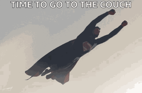 Superman Fly GIF