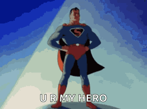 Superman Superhero GIF