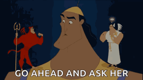 Supervising Devil On Your Shoulder GIF