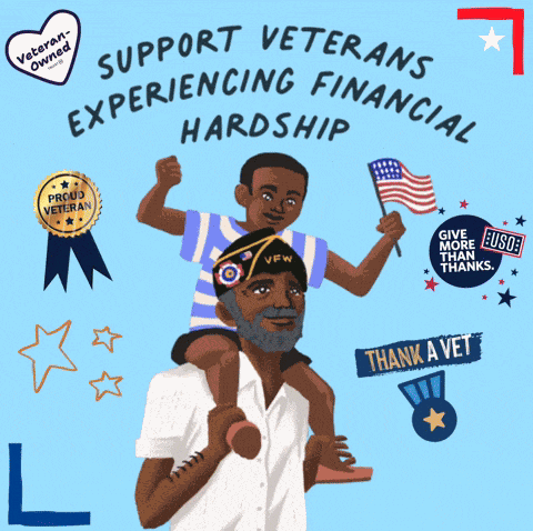 Support Veterans Military GIF