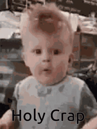 Suprised Baby GIF