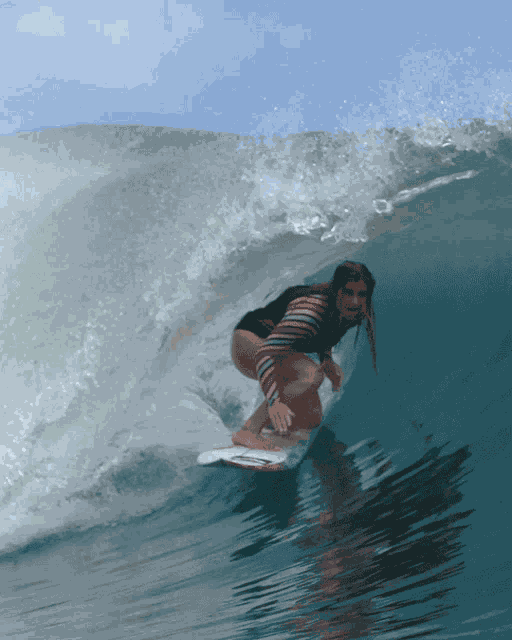 Surfing Caroline Marks GIF