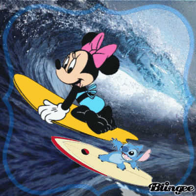 Surfing Waves GIF