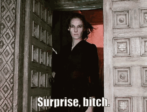 Surprise Bitch Black Narcissus GIF