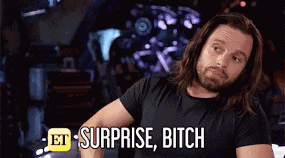Surprise Bitch Sebastian Stan GIF