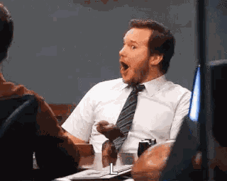 Surprise Chris Pratt GIF