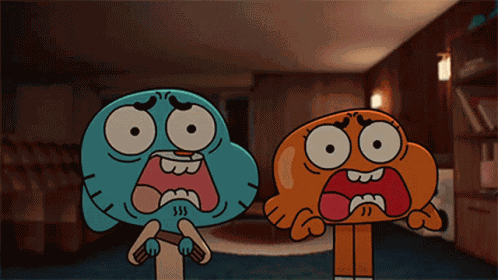 Susto Gumball Watterson GIF