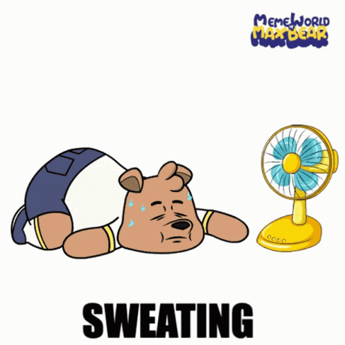 Sweating Sweating Meme GIF