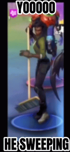 Sweeping Fortnite GIF