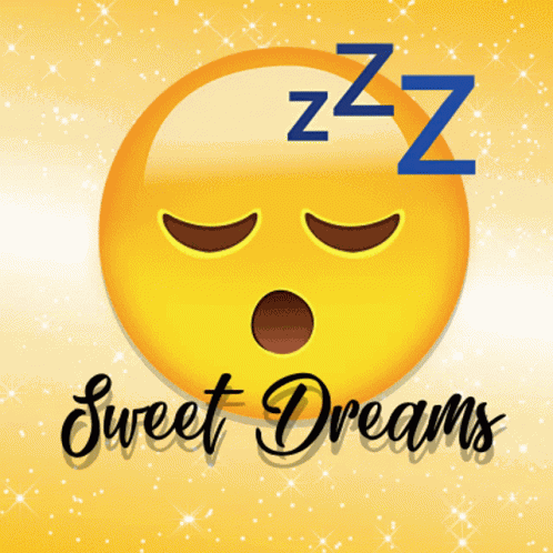 Sweet Dreams Smiley GIF