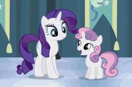 Sweetie Belle Rarity GIF