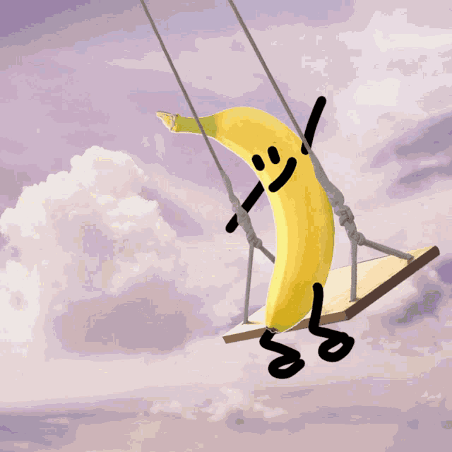 Swinging Banana GIF