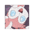 Sylveon Cube Sticker
