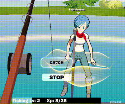 Sylvie Oomf Myko Fortnite Singing Fishing Lvl 2 Bulma GIF