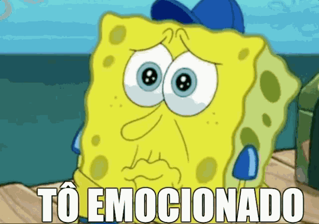 Tô Emocionado / Triste / Emo / Bob Sponja GIF