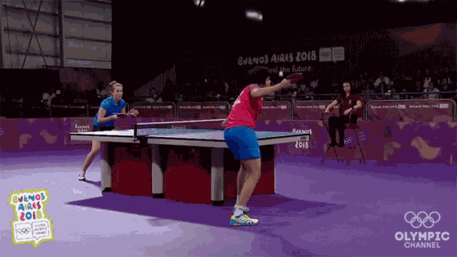 Table Tennis Serve GIF