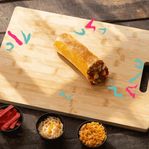 Taco Bell Grilled Cheesy Burrito GIF