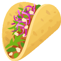 Taco Food Sticker