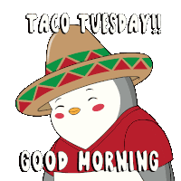 Taco Tuesday Happy Tuesday Sticker