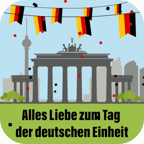 Tag Der Deutschen Einheit Schönen Tag Der Deutschen GIF