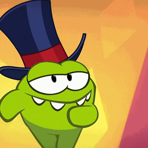 Take A Bow Om Nom GIF