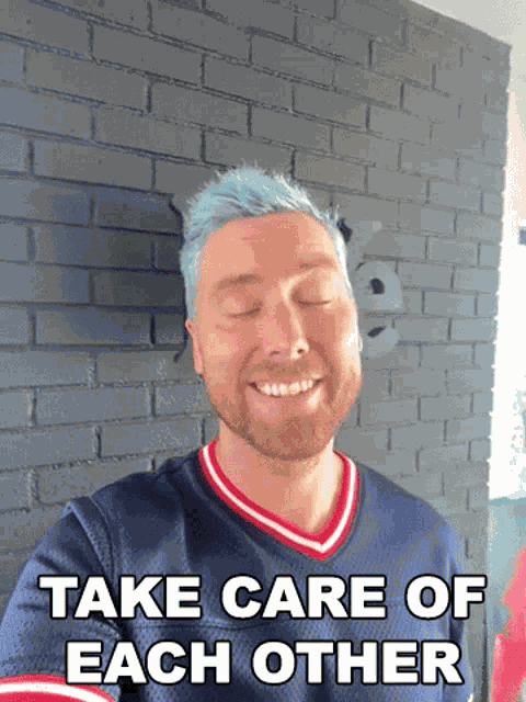 Take Care Of Each Other Lance Bass GIF