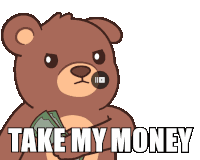 Take My Money Buy Sticker