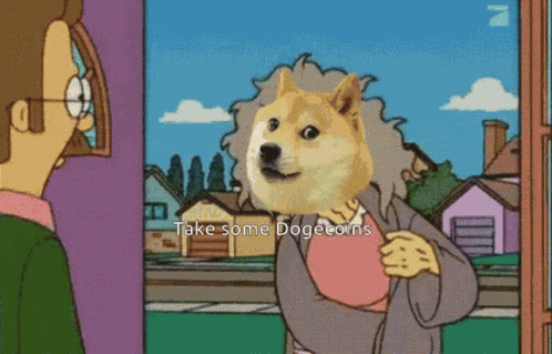 Take The Dogs Coins I Love Doge Coin GIF