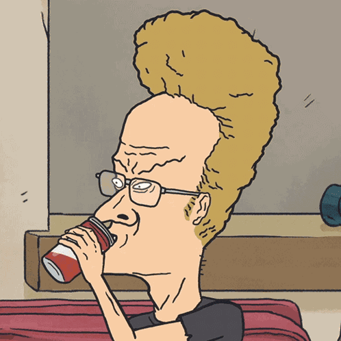 Taking A Sip Beavis GIF