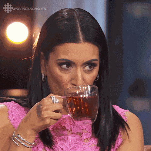 Taking A Sip Manjit Minhas GIF