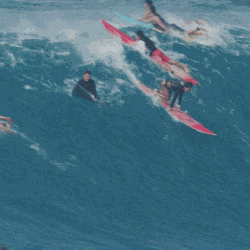 Taking The Wave Red Bull GIF