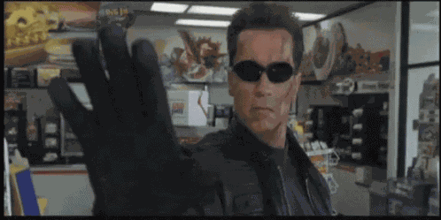 Talk To The Hand Arnold Schwarzenegger GIF