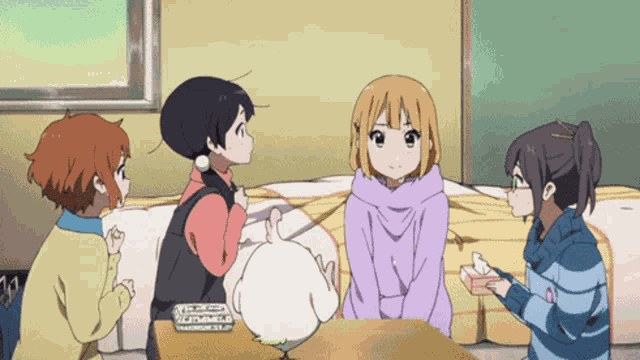 Tamako Market Anime Hug GIF